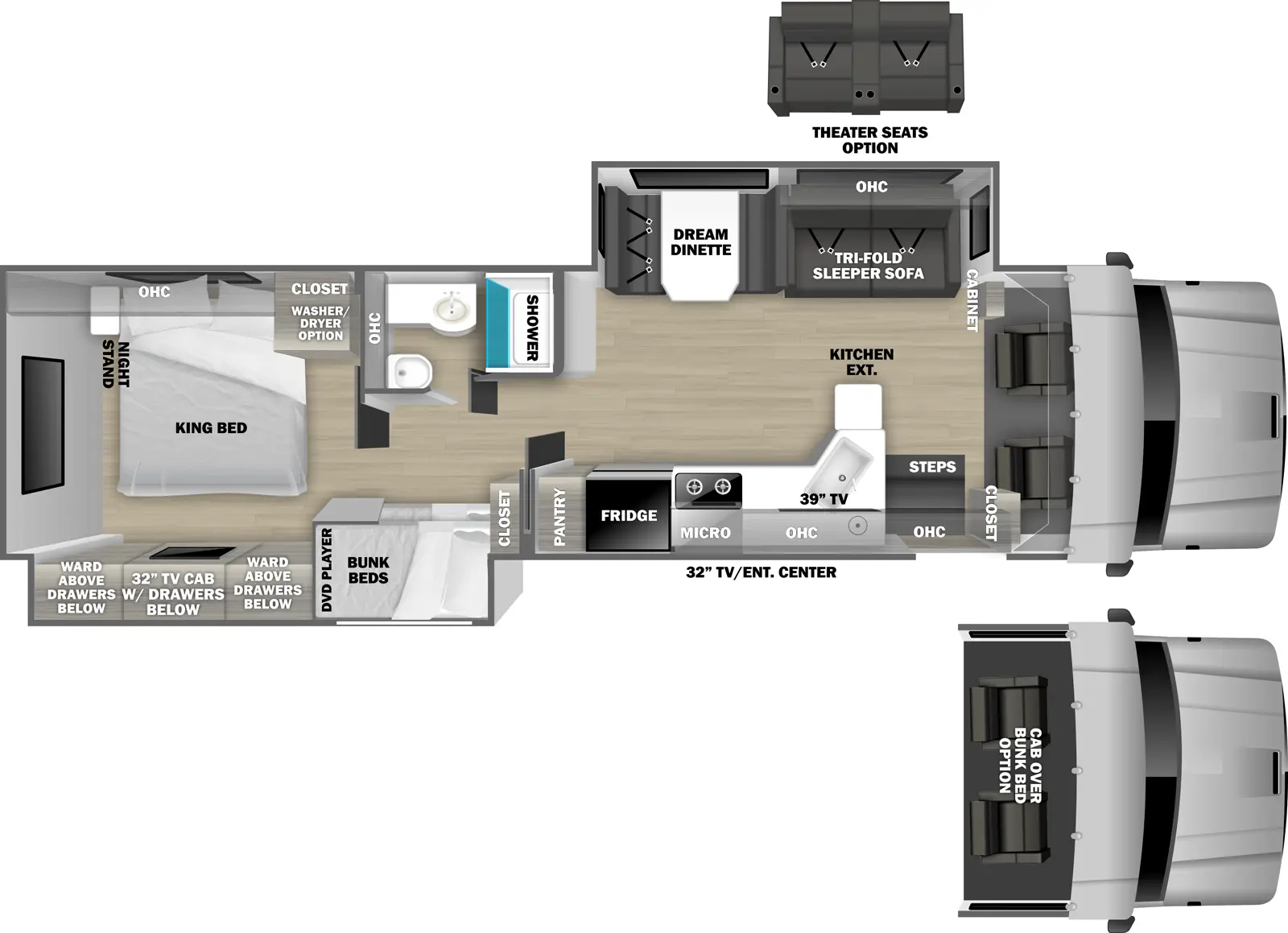 Dynaquest Xl 3700BD Floorplan